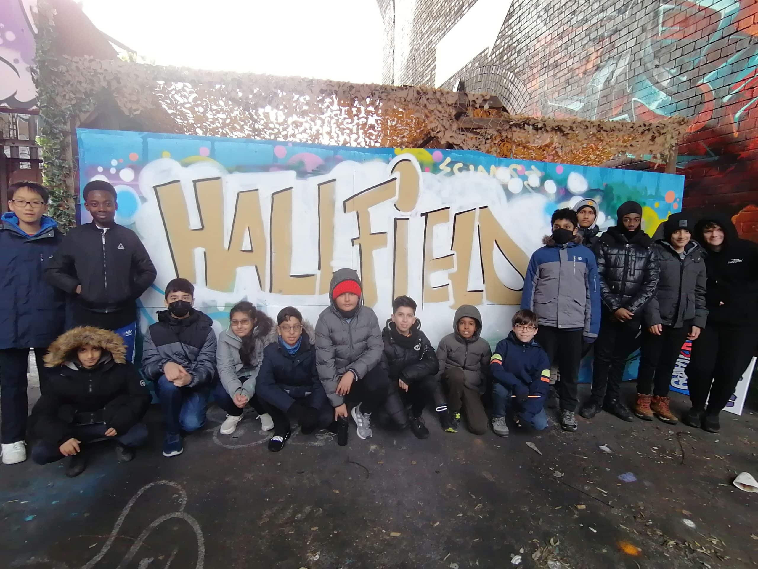 Hallfield Seniors graffiti trip to Digbeth