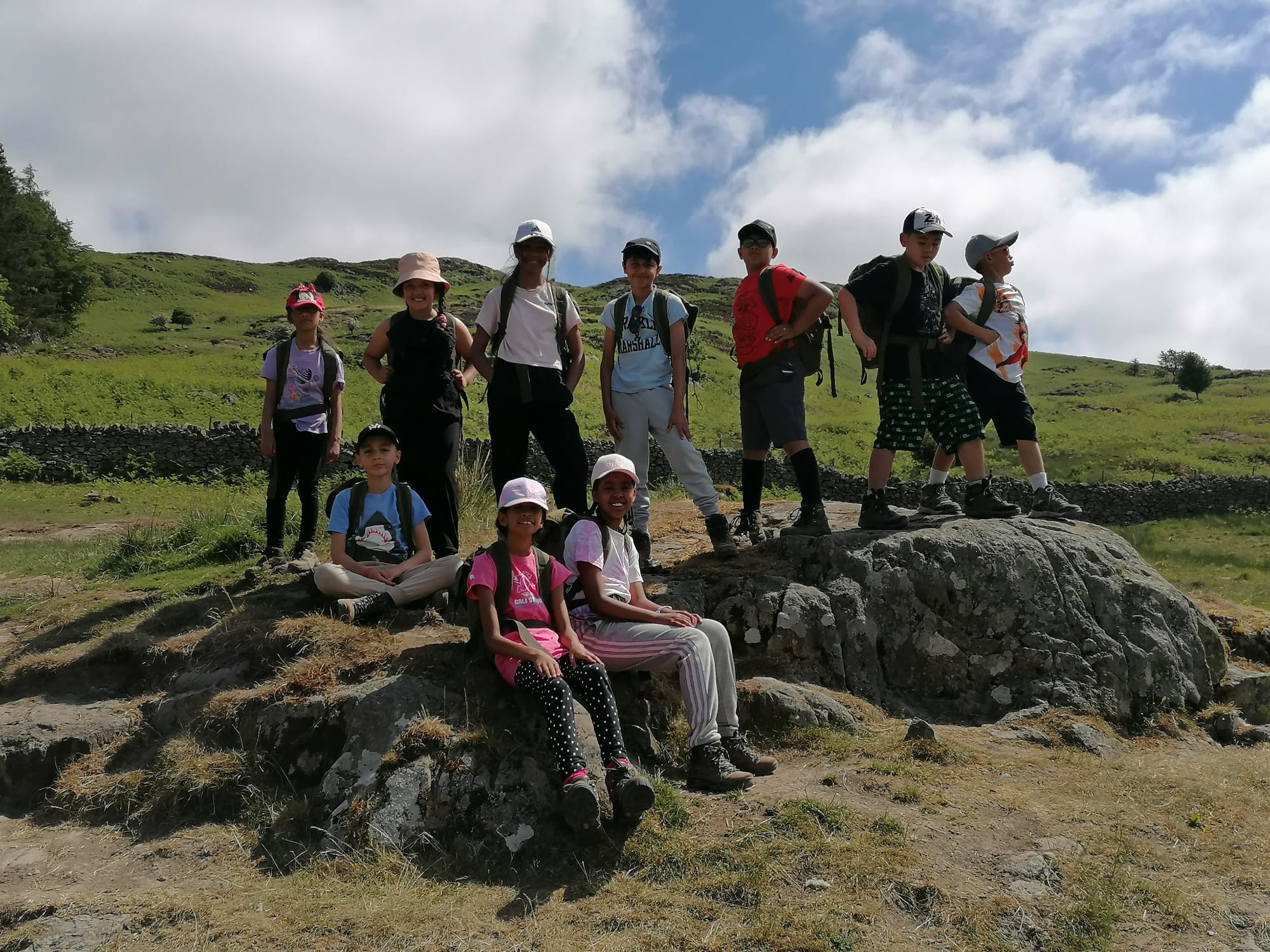 Climbing peaks in the Lake District
