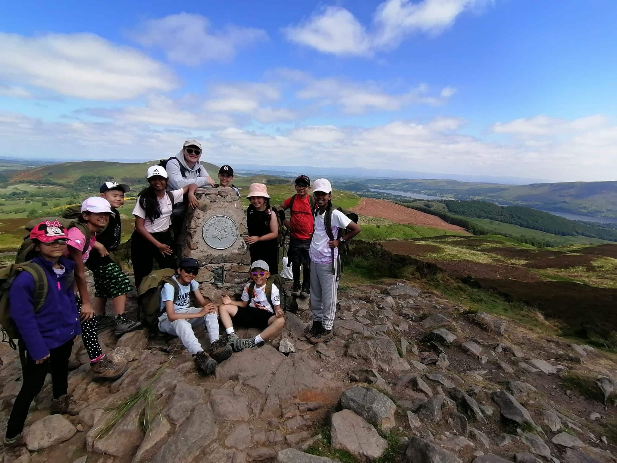 Top of peak in the Lake District