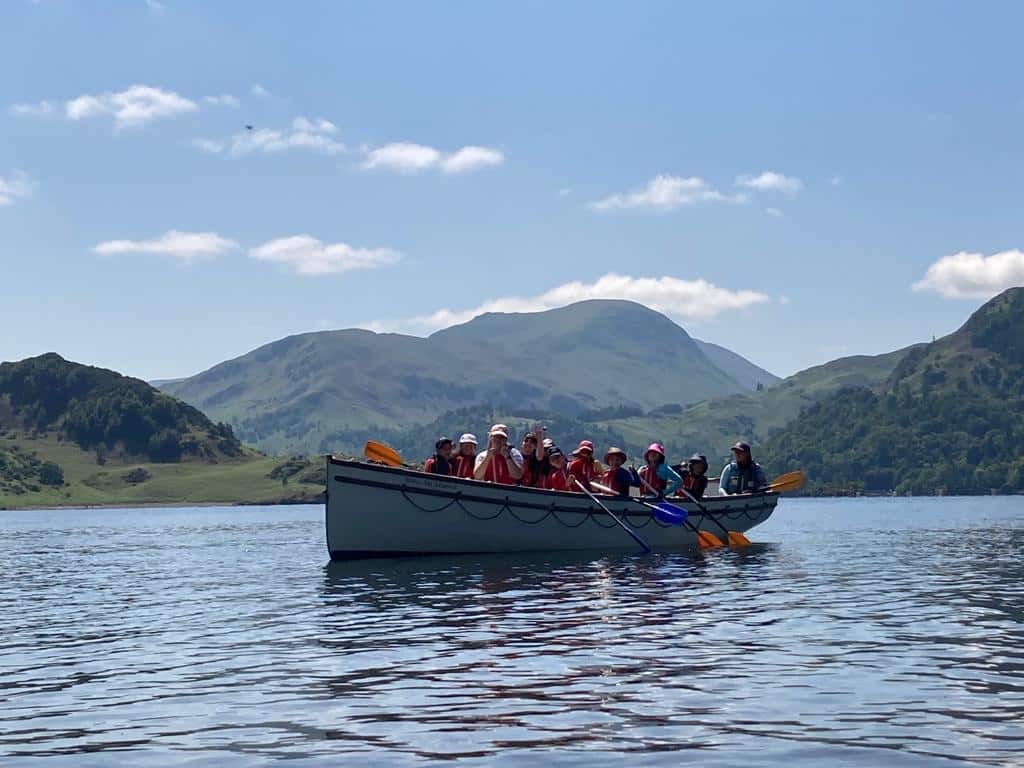Rowing in the Lake DIstrict