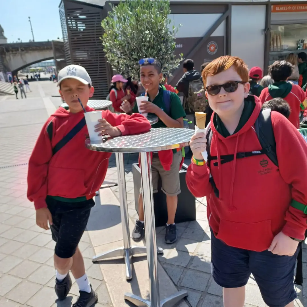 Year 6 boys in Paris, France