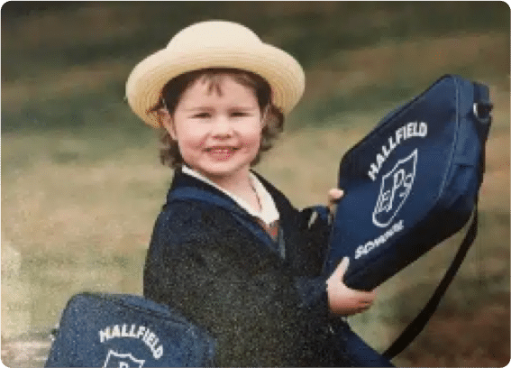 The Derry Bowl was awarded to the School by the parents of the first girl at Hallfield in 1995, Amelia Derry.