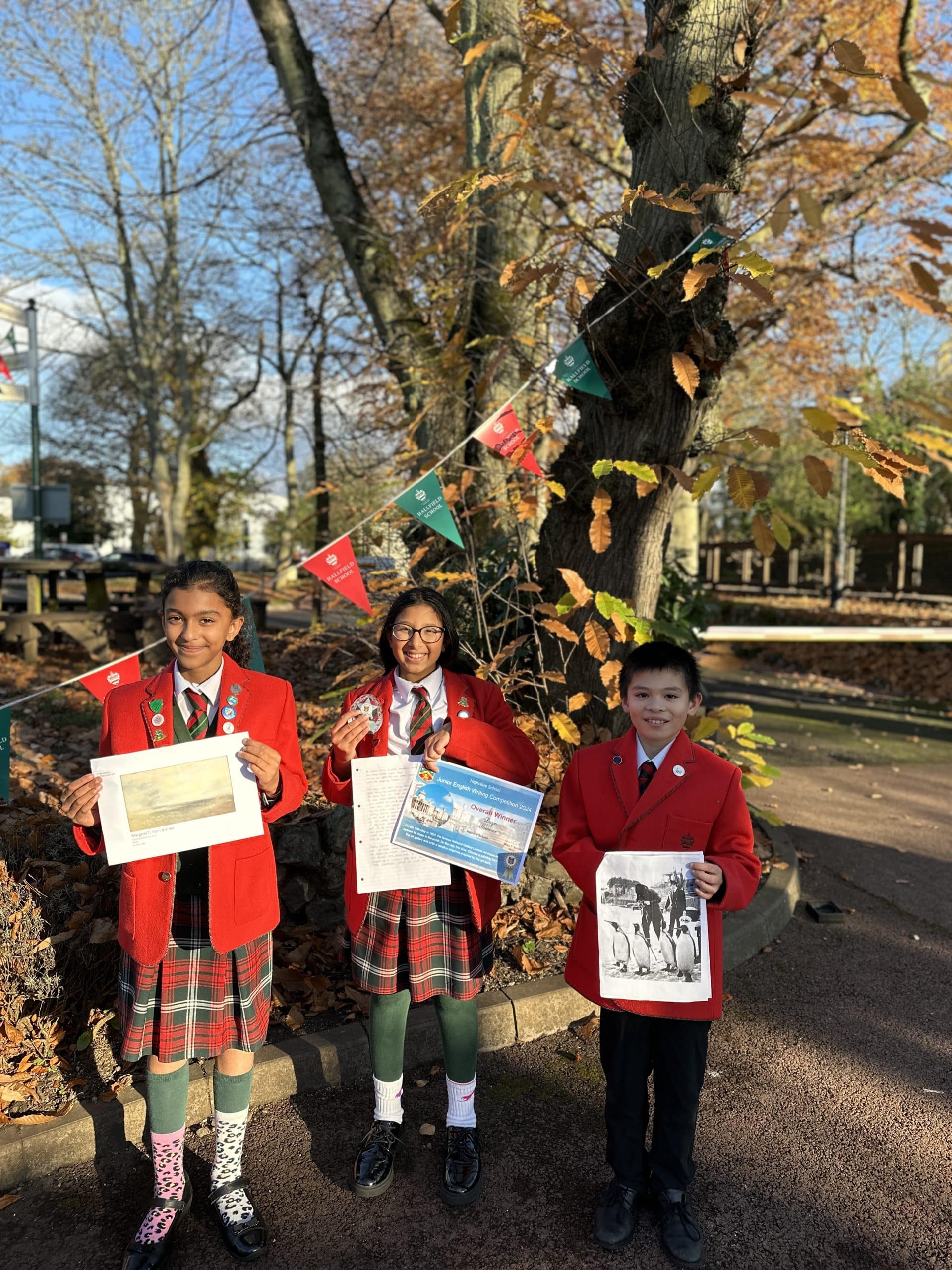 Celebrating Success at Junior English Writing Competition
